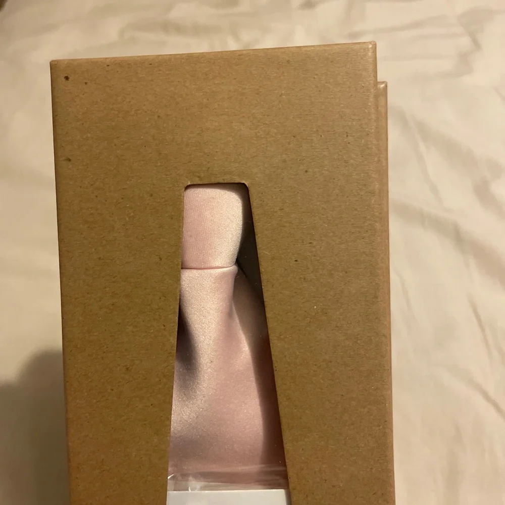 Spring Notion Boys' Satin Zipper Necktie & Handkerchief Set Large Blush Pink